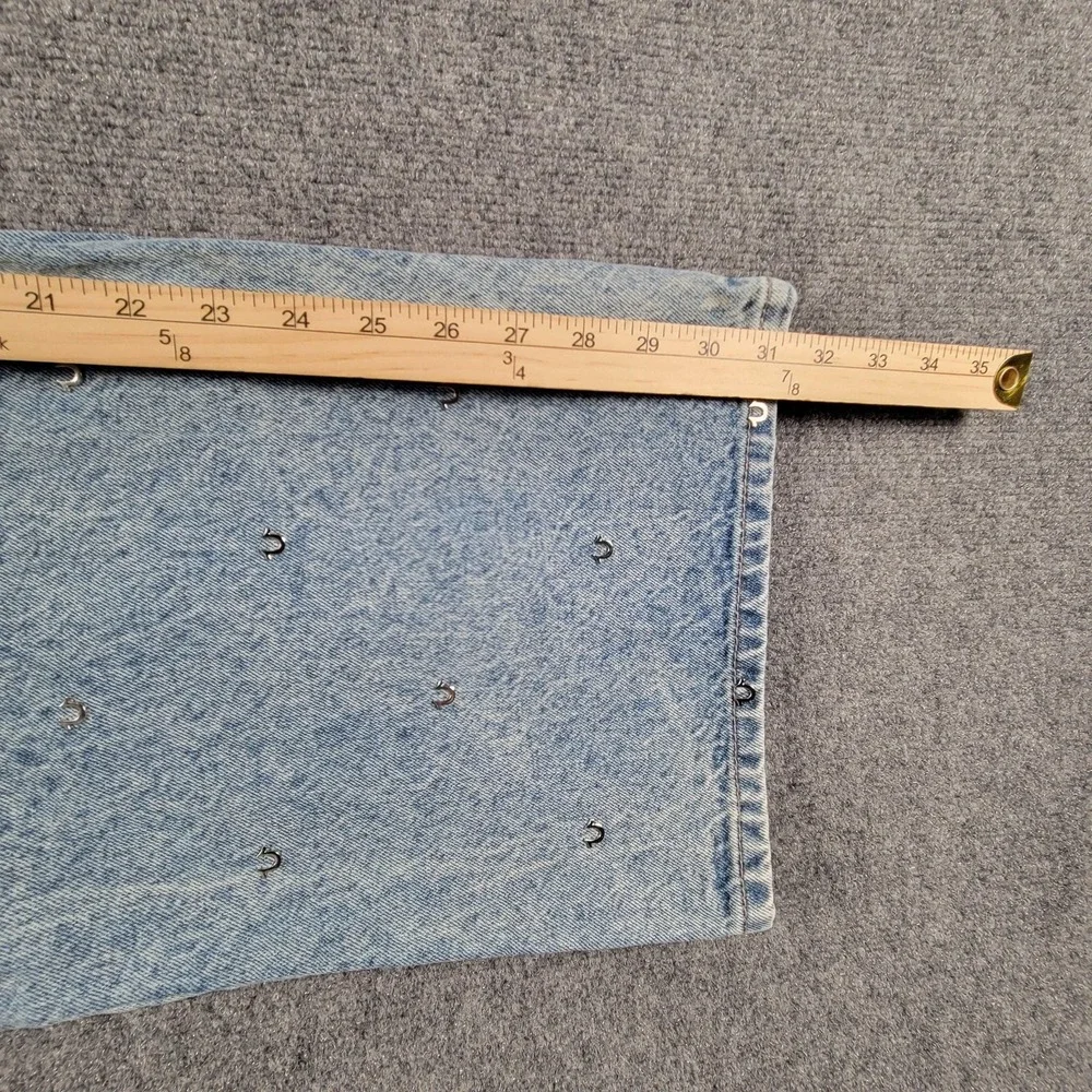 True‎ Religion Jeans Mens 31 Baggy Denim All Over Horseshoe Studded Vinny SN NF
